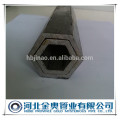china manufacturer hollow hexagonal steel pipe/tube